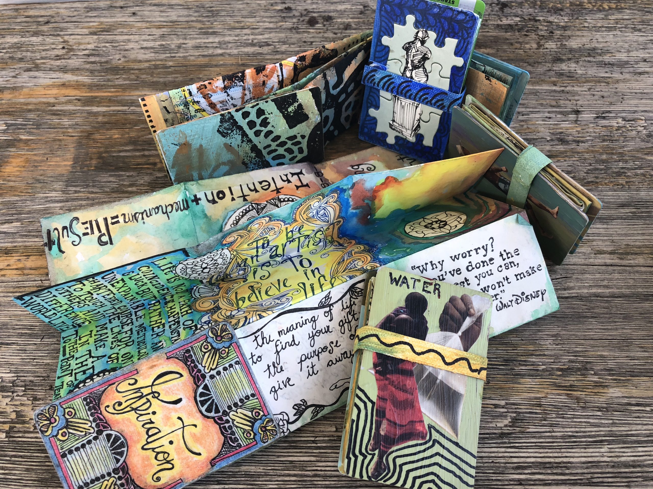 Arts Combo: Painting, Printing, Constructing & Art Journaling (Age 9+) - Image 4